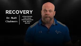 Dr Chalmers Path to Pro - Recovery