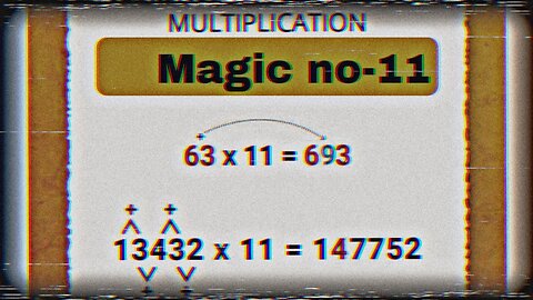 Multiplication trick of Magic no-11 || viral tricks