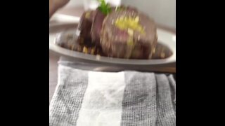 Beef Tenderloin with Plantain Puree