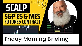 Friday Morning Briefing | ES Emini Price Action Trading System Using MES Micro Futures