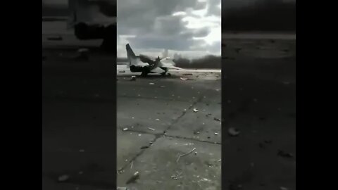 ★★★ Ukrainian Air Force MiG 29 fighter aircraft destroyed at Ivano Frankivsk airport