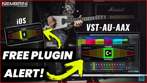 FREE PLUGIN ALERT - Nembrini Audio Guitar/Bass TUNER Plugin & iOS 🎸