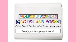 Funny news: Beauty products go up in price! [Quotes and Poems]