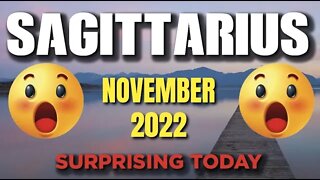 Sagittarius ♐ 😲🤩SURPRISING 😲🤩Horoscope for Today NOVEMBER 2022 ♐ Sagittarius tarot November 2022