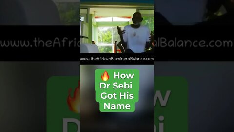 HOW DR SEBI GOT HIS NAME #shorts #drsebi #drsebiapproved