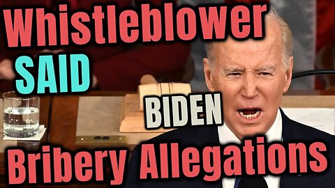 📣Whistleblower Claims BIDEN Bribery Allegations🚨