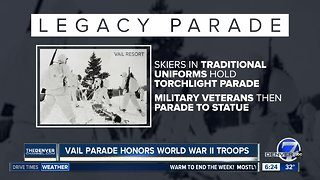 Vail parade honors World War II troops