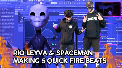 Rio Leyva & Spaceman Making 5 Fire Alien Beats 👽🔥