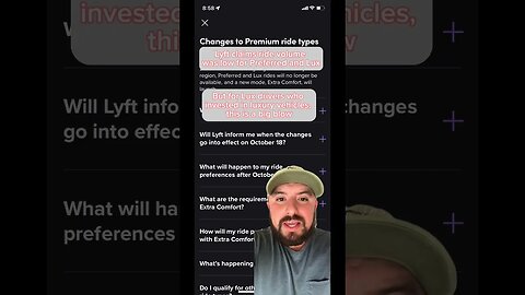 Lyft Is Eliminating Preferred + Lux 🚗 Is This Good News or Bad News For Drivers? #rideshare