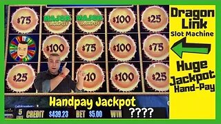 💥Dragon Link Slot Machine Hand Pay Jackpot💥