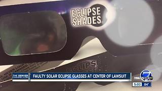 Colorado couple claims eye damage after receiving free eclipse glasses