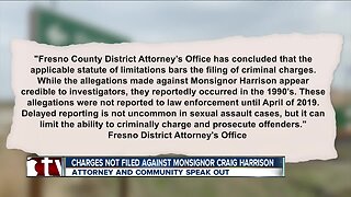 Charges not filed against monsignor Craig Harrison