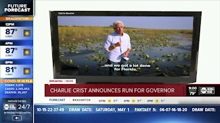 Congressman Charlie Crist announces run for governor of Florida