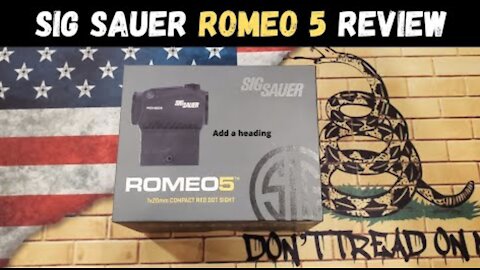 Sig Sauer Romeo 5 Review | Best Budget Red Dot On The Market?