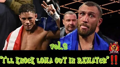 (WHOA) Jamaine Ortiz says HE KNOCKS VASYL LOMACHENKO OUT in REMATCH! "I DREAMED I STOPPED HIM!! #TWT