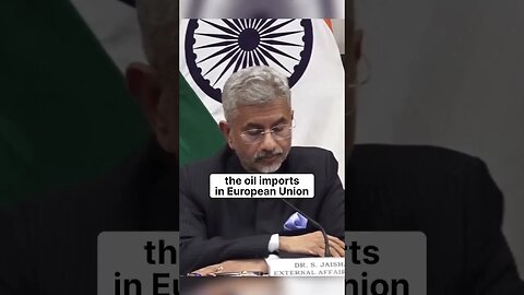 EU imported 6 times more oil than India, S Jaishankar #shorts #worldaffairs #geopolitics