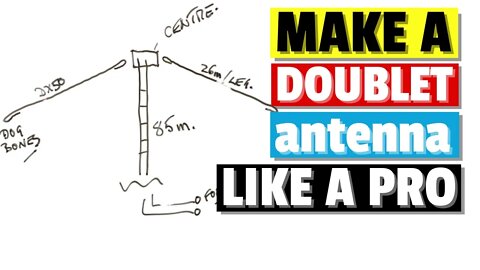 How to Make a Doublet Antenna for Ham Radio HF Bands
