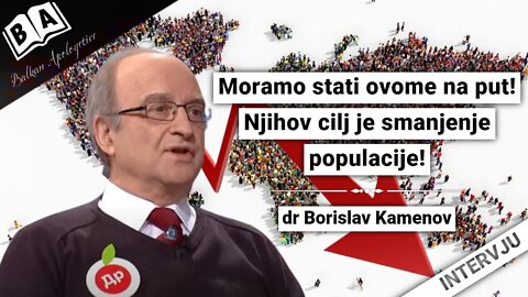 dr Borislav Kamenov-Moramo stati ovome na put!Njihov cilj je smanjenje populacije!