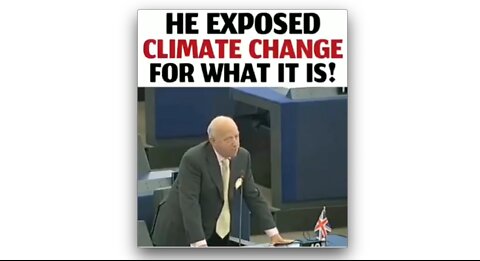 He exposed Climate Change for what it is!