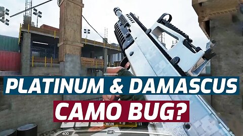 Platinum & Damascus Camo Bug || Fix this Cod Mobile