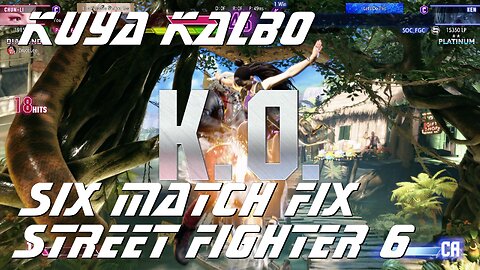 Kuya Kalbo Six Match Fix with Chun Li on Street Fighter 6 as Puyat 03-27-2024