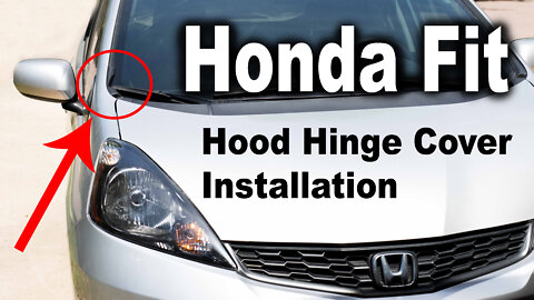 Honda Fit Hood Hinge Cover - How to Install the Passenger Side Hood Hinge Cover!