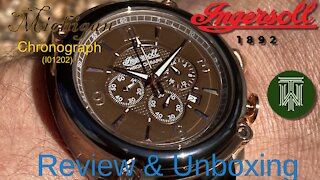 Ingersoll "The Michigan" 24/hr 50m Chronograph Watch - Review & Unboxing (I01202 / Miyota 0S20)