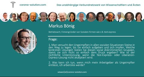 Corona-Solution im Interview mit Markus Bönig vom 04.03.2022