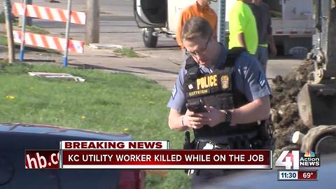 Utility worker fatally shot east of downtown KC