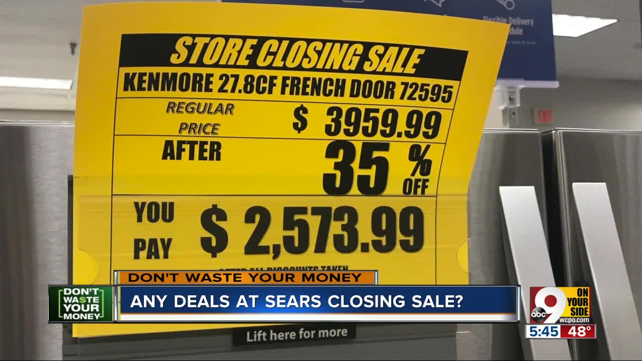Don't Waste Your Money: Any deals at Sears closing sale?