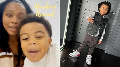 Lil Baby & Jayda Cheaves Son Loyal Creates His Own Rap! 🎤