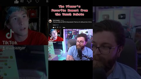 The Vaush Debate Moment Tik Tok Deleted!