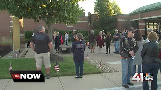 People visit 9/11 Memorial in Overland Park