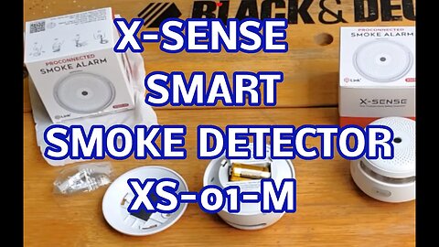 X-Sense Smart Mini Smoke Detector XS01-M, interlink to others or use the base station and app