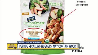 RECALL: Wood found in frozen chicken nuggets