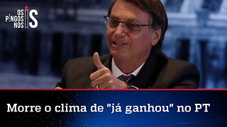 Novas pesquisas fazem Lula e PT ficarem com medo de Bolsonaro