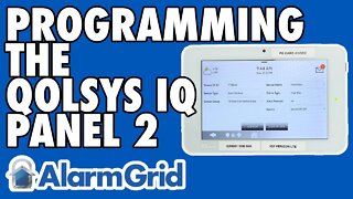 Programming a Qolsys IQ Panel 2 Alarm System