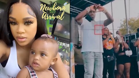 Kodak Black & Daijanae Ward's Daughter Izzy Joins Daddy on Stage At His Car & Bike Show! 🎤