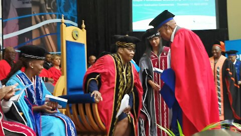 SOUTH AFRICA - Cape Town - Dr Andrew Mlangeni receives honorary Doctorate at CPUT (Video) (YrD)