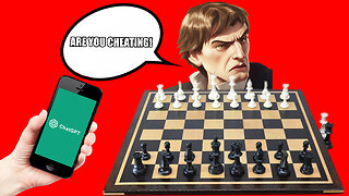 WILL HE REALIZE I AM CHEATING IN CHESS!?