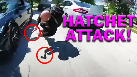 Hatchet Attack On Prepared Cop On Video! LEO Round Table S07E25b