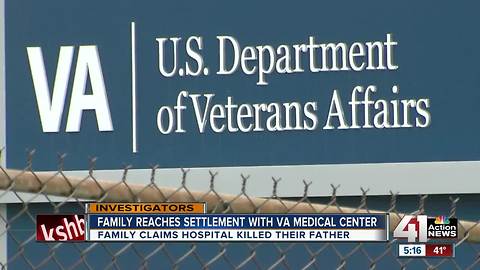 Kansas City VA Medical Center settles wrongful death suit for $500,000