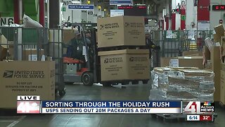 USPS sending out 20M packages a day