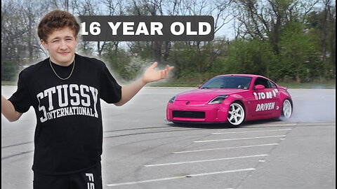 TEACHING KID TO DRIFT WITH NO DRIVERS LICENSE..