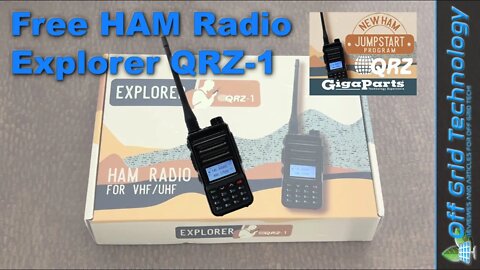Free HAM Radio | Explorer QRZ1 | Offgrid Technology