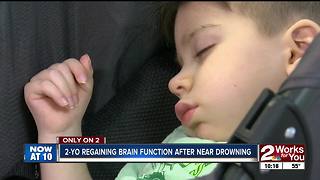 2-year-old survives near drowning