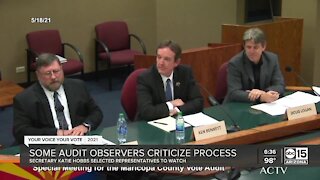 Views differ on Maricopa County election audit process