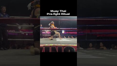 Thai Boxing RItual #thaiboxing #combatsports #thailand