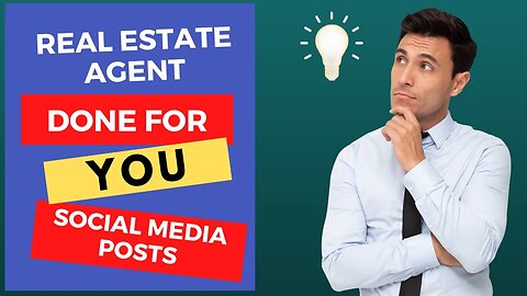 DFY Social Media Posting For Real Estate Agents