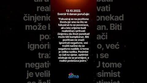 ATMA 💙 Poruka Svemira 13.10.2022.